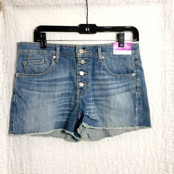 Mossimo NWT Highrise Jean Shorts Size 8 Stretch - Picture 1 of 5